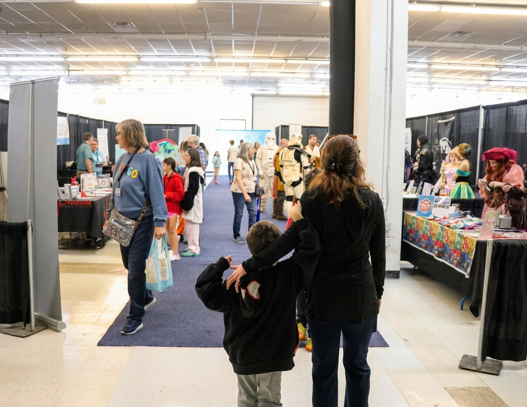 Families at CHILL ACT Expo